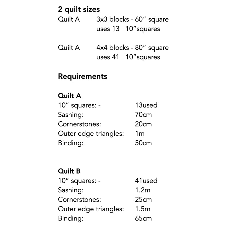 All on Point Quilt Pattern (PDF - This is a digital download)