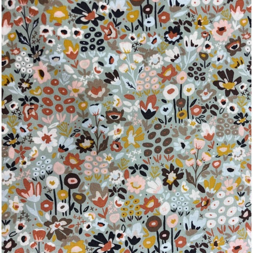 Dawn on the Prairie - Multi Floral - 5m length