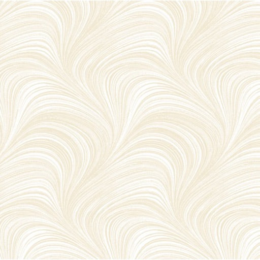Wideback Wave Texture FLANNEL - Cream - 2966WW-07 - per metre length