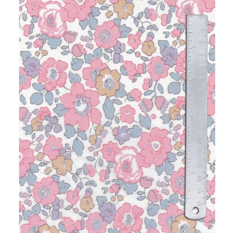 LIBERTY TANA LAWN - Betsy Baby Pink - 1m x 140cm wide