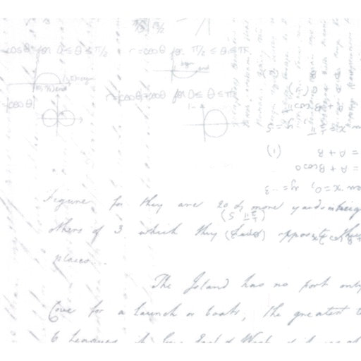 Modern Background - Script on  White 11134-11 - per metre length